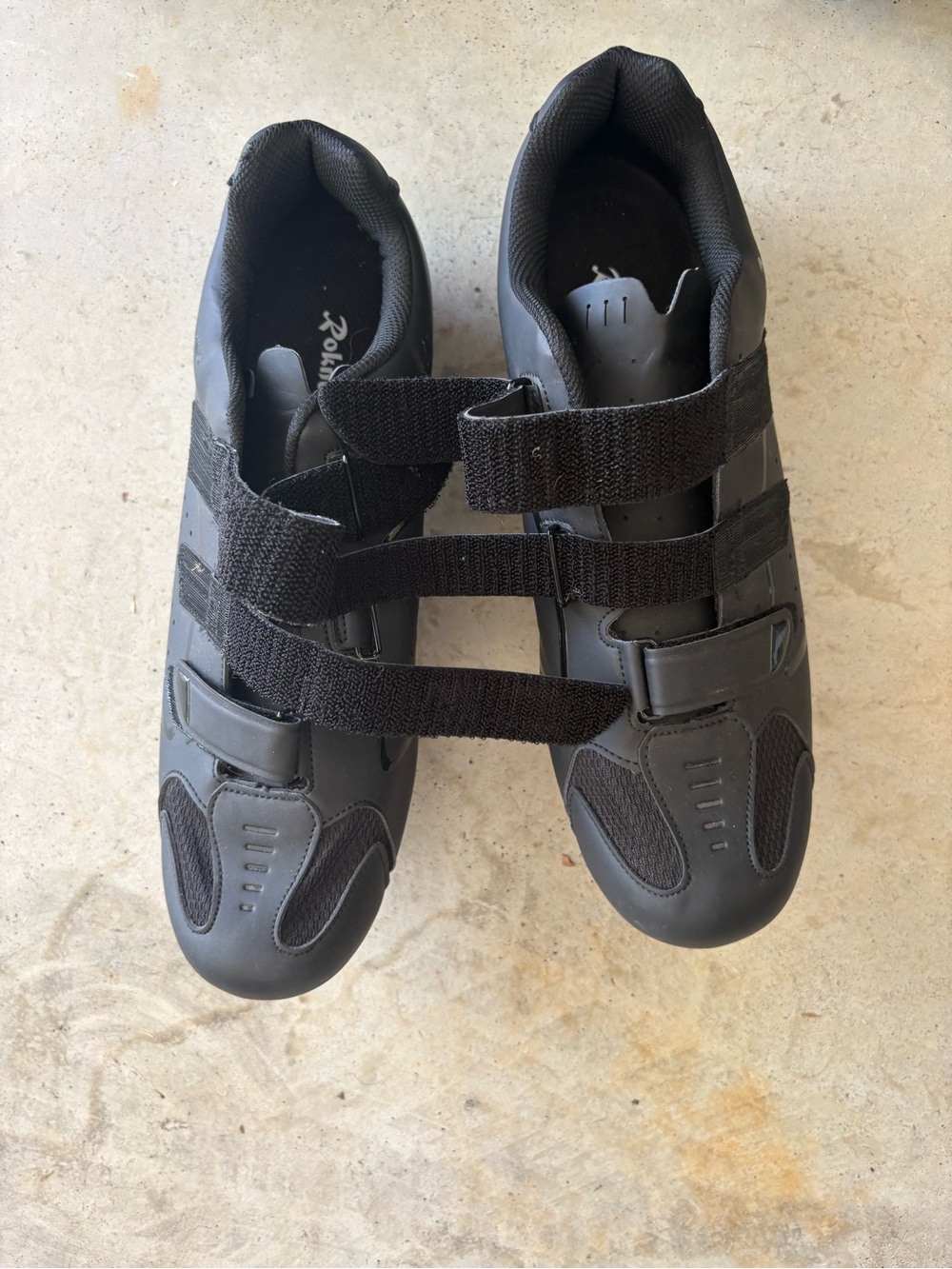 Men's Peloton Black Athletic Hook-and-Loop Training Shoes